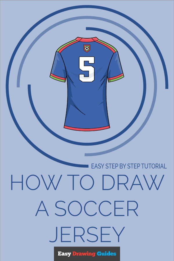 How to Draw a Soccer Jersey Pinterest Image
