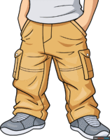 How to Draw Baggy Pants