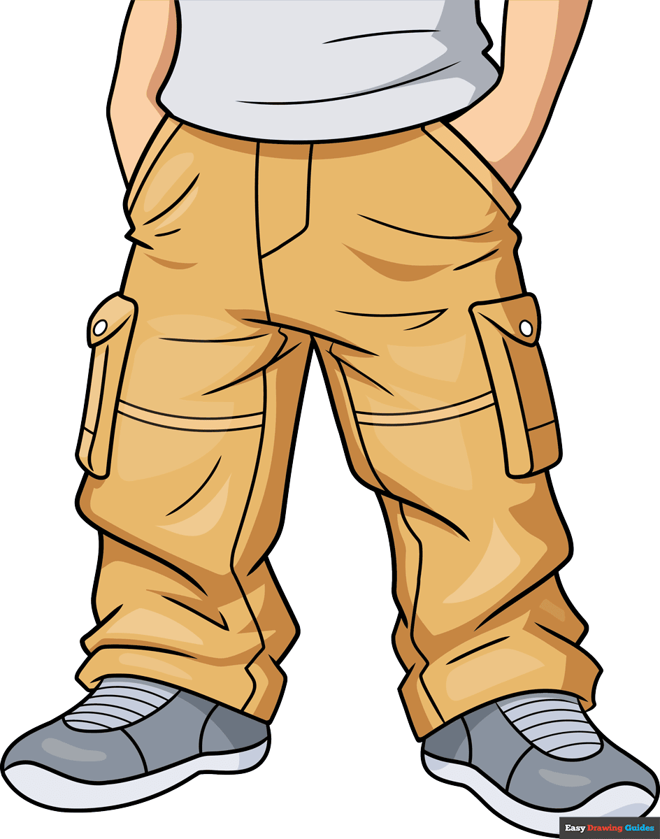How to Draw Baggy Pants Featured Image