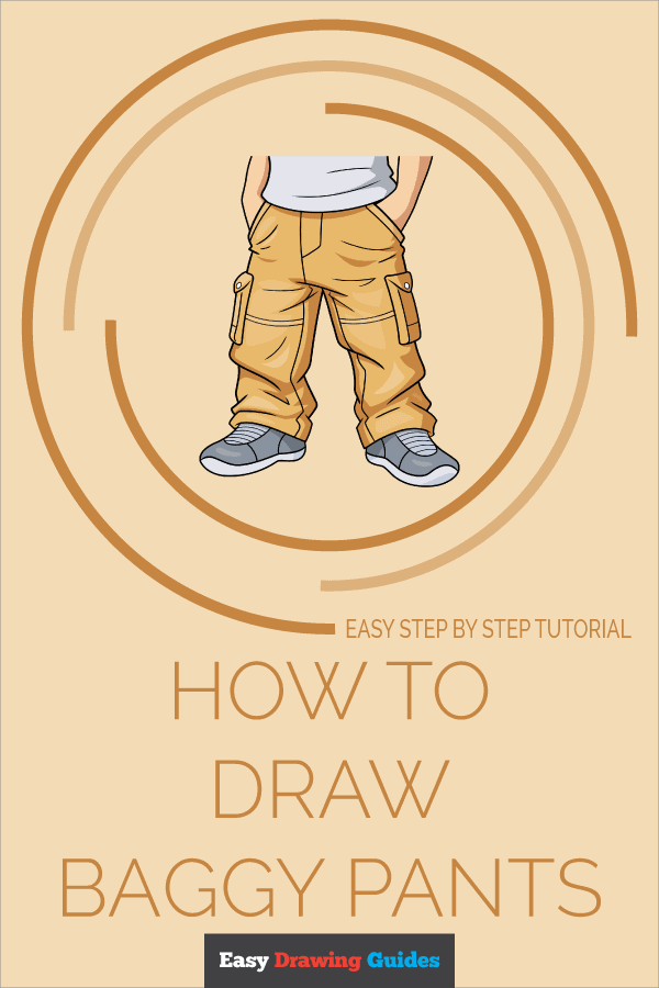 How to Draw Baggy Pants Pinterest Image