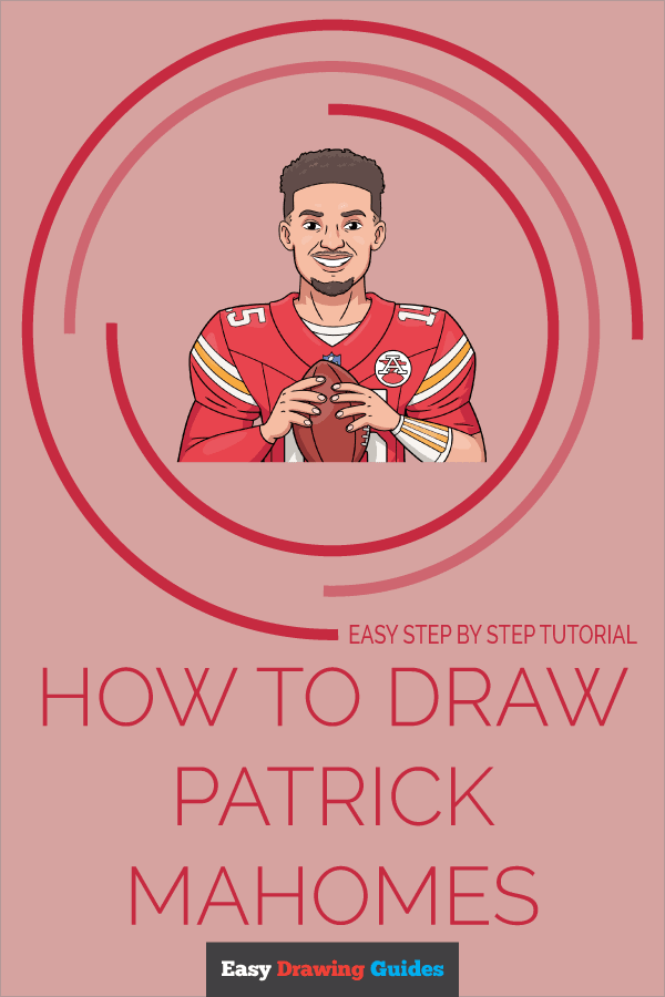 How to Draw Patrick Mahomes Pinterest Image