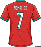 How to Draw the Cristiano Ronaldo Portugal Jersey