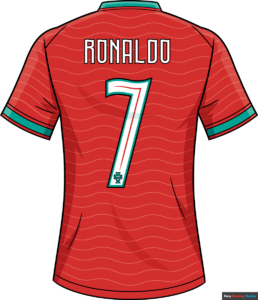 How to Draw the Cristiano Ronaldo Purtugal Jersey Featured Image