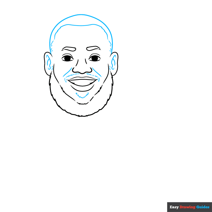 How to Draw Lebron James - Really Easy Drawing Tutorial