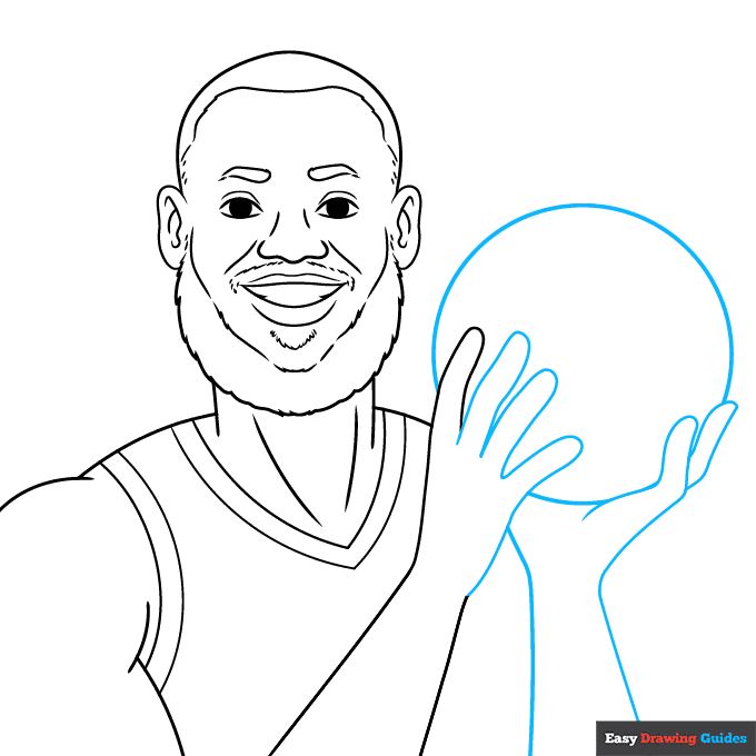 How to Draw Lebron James - Really Easy Drawing Tutorial