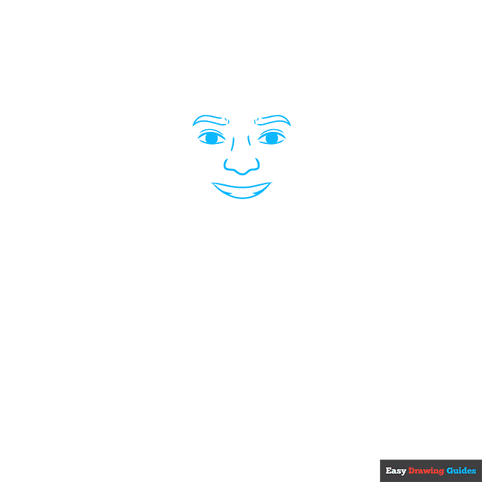 Patrick Mahomes step-by-step drawing tutorial: step 1