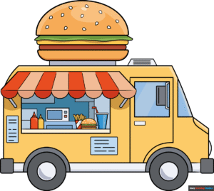 How to Draw a Food Truck Featured Image