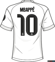 How to Draw a Mbapp&eacute; Real Madrid Jersey