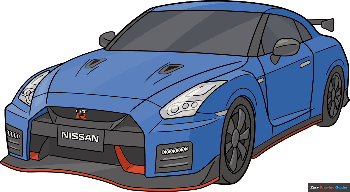 How to Draw a Nissan GT-R Featured Image