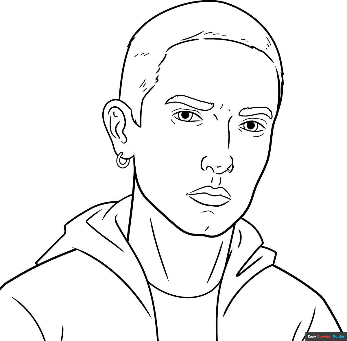 Free printable eminem coloring page