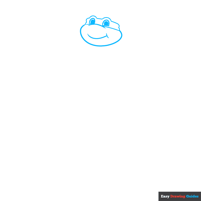 Michaelangelo Ninja Turtle step-by-step drawing tutorial: step 1