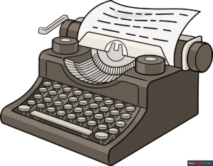 How to Draw a Typewriter Featured Image