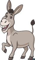 How to Draw Donkey from Shrek