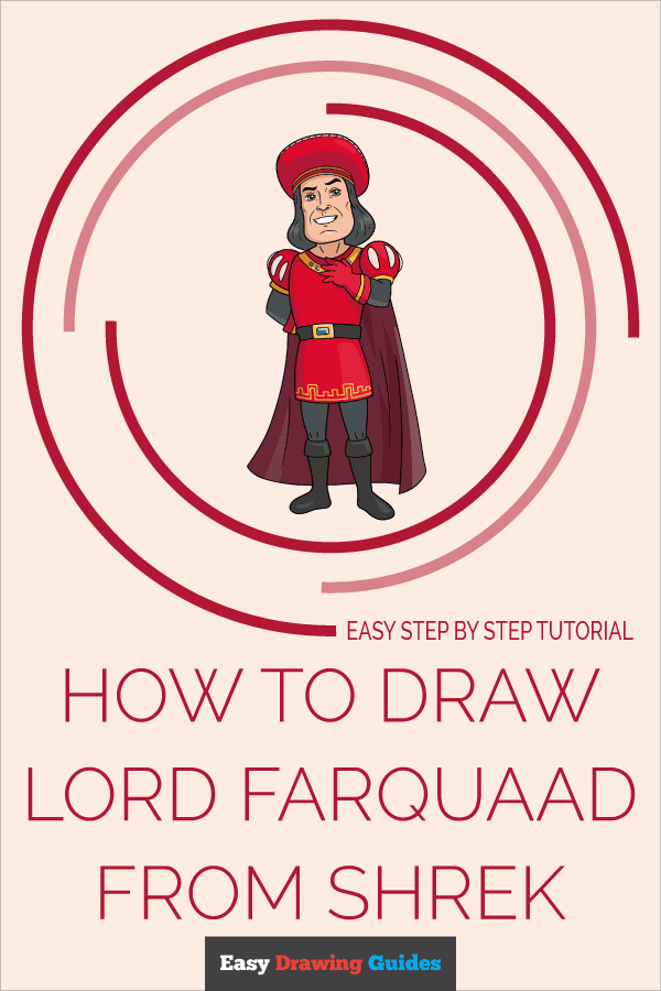 How to Draw Lord Farquaad from Shrek Pinterest Image