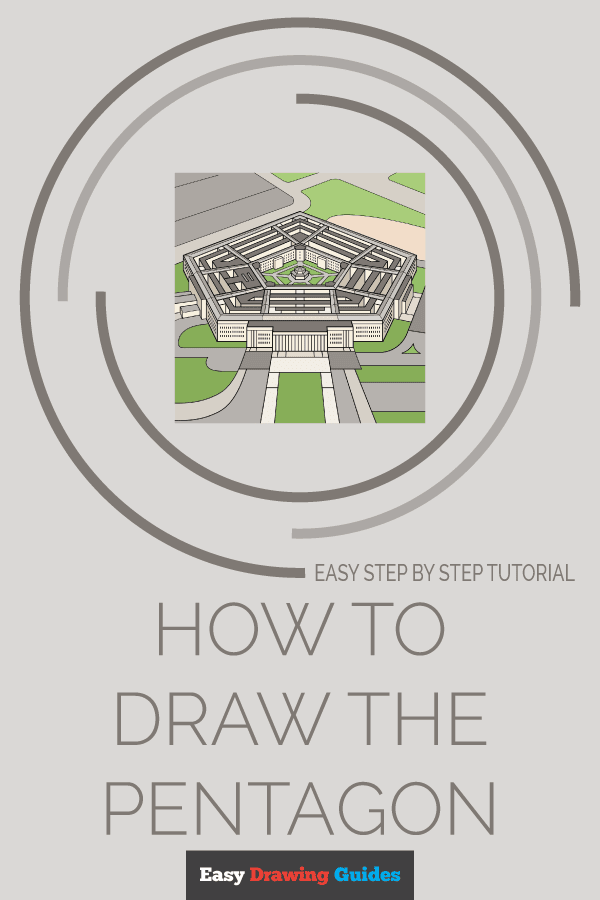 How to Draw the Pentagon Pinterest Image