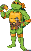How to Draw Michelangelo Ninja Turtle